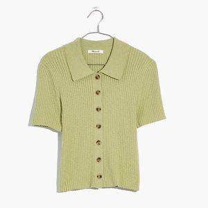 Madewell Cropped Sweater Polo